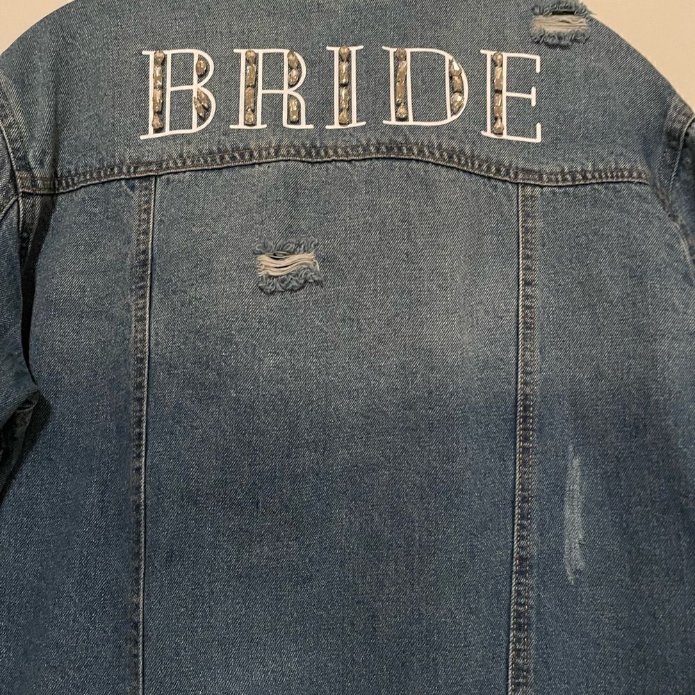 Judith March Denim Custom Bride Jacket - Picture 10 of 11